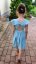 Letné šaty Olivia - Blankytne Modré