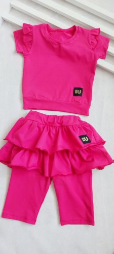 Dievčenský Crop Top NALISA - Fuchsia