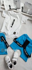 Pudlové kraťasy s trakmi Cool Boy - modré