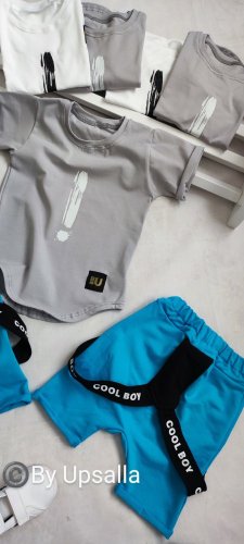 Pudlové  kraťasy s trakmi Cool Boy - modré - Veľkosť: 134