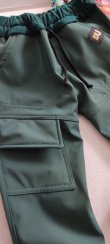 Softshellové nohavice Dewon-zelené
