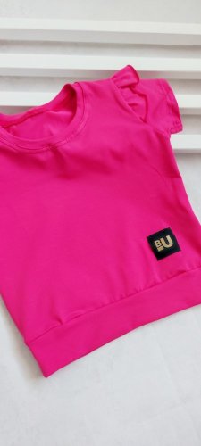 Dievčenský Crop Top NALISA - Fuchsia