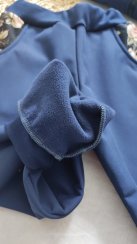 Dievčenské softshellové nohavice Modré