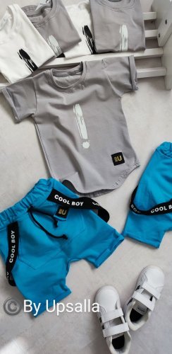Pudlové  kraťasy s trakmi Cool Boy - modré - Veľkosť: 134