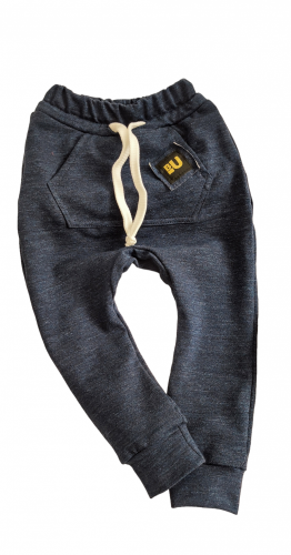 Pudlové tepláky Jeans - zateplené