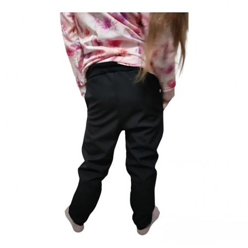 Softshellové nohavice Black - Veľkosť: 134/140