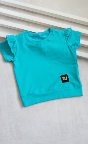 Dievčenský Crop Top NALISA - Mint