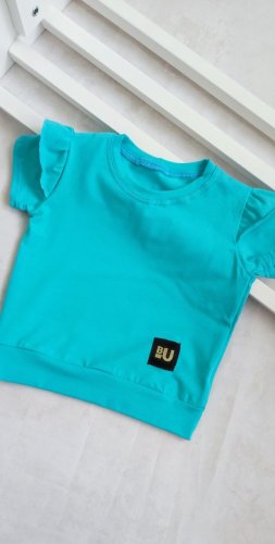 Dievčenský Crop Top NALISA - Mint